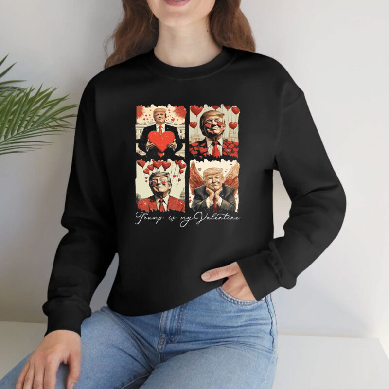 Trump Valentine's Day Retro Shirt: Show Your Love for the Former President 10 Trump-Shirt,-Trump-is-my-valentine,-Retro-Valentines-Shirt2