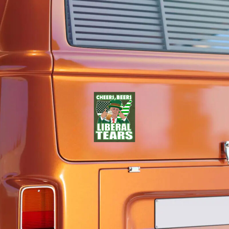 Celebrate St. Patrick's Day with Trump: Festive Sticker for St. Paddy's Day 10 Trump-St.-Patrick's-Day,-St.-Paddy's-Day-Sticker2