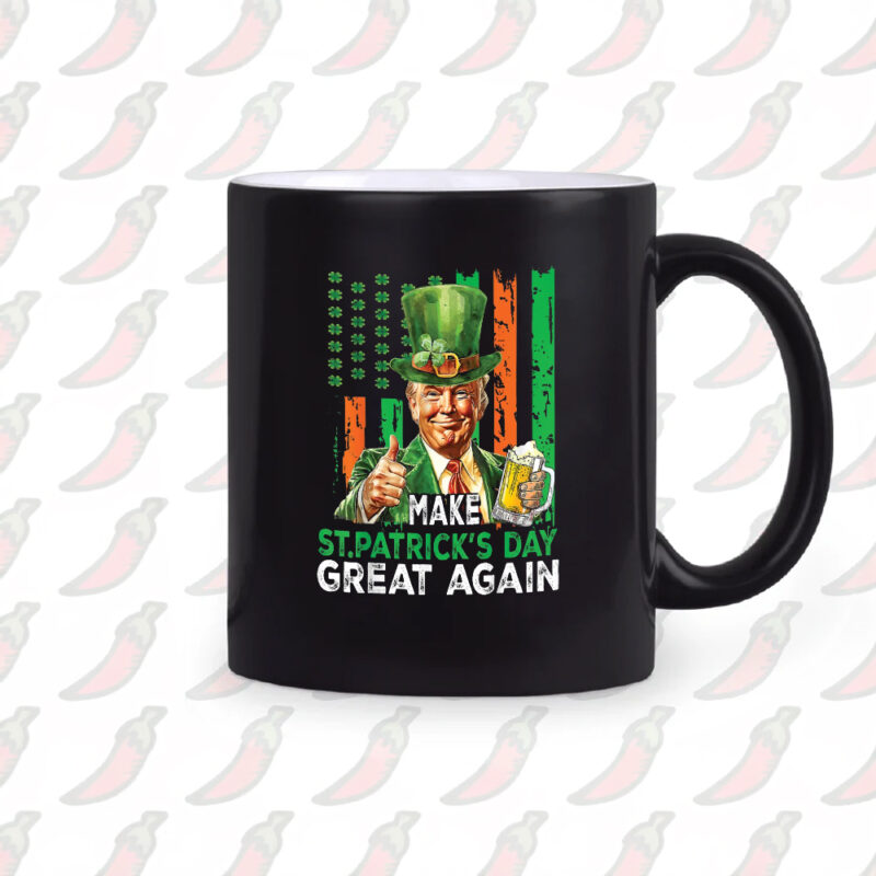 Celebrate the Luck of the Irish with Trump St. Patrick's Day 2025 Mugs 10 Trump St.Patrick's Day 2025 Mugs2