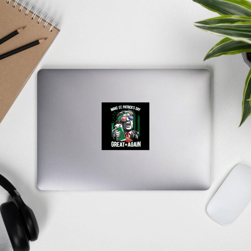 Make St. Patrick's Day Great Again with Trump St. Patrick's Day Sticker 11 Trump-St.Patrick's-Day-Make-St.-Patrick’s-Day-Great-Again-Sticker3