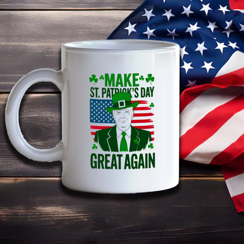 Celebrate the Luck of the Irish with the Trump St. Patrick's Day Mug 11 Trump St.Patrick's Day Mug3