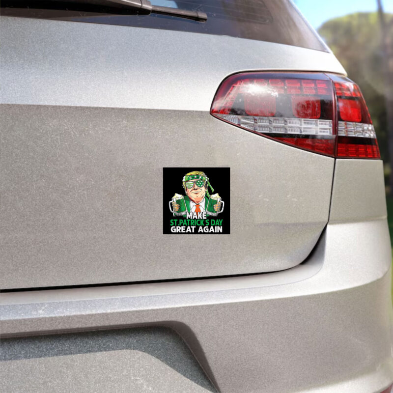 Celebrate St. Patrick's Day with Trump: Show Your Support with Our Exclusive President Sticker 8 Trump-St.Patrick's-Day,-Trump-President-Sticker