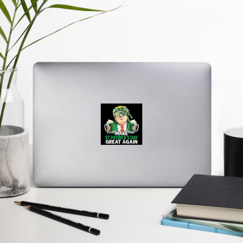Celebrate St. Patrick's Day with Trump: Show Your Support with Our Exclusive President Sticker 9 Trump-St.Patrick's-Day,-Trump-President-Sticker1