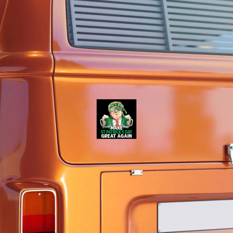 Celebrate St. Patrick's Day with Trump: Show Your Support with Our Exclusive President Sticker 10 Trump-St.Patrick's-Day,-Trump-President-Sticker2