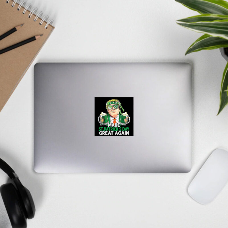 Celebrate St. Patrick's Day with Trump: Show Your Support with Our Exclusive President Sticker 11 Trump-St.Patrick's-Day,-Trump-President-Sticker3