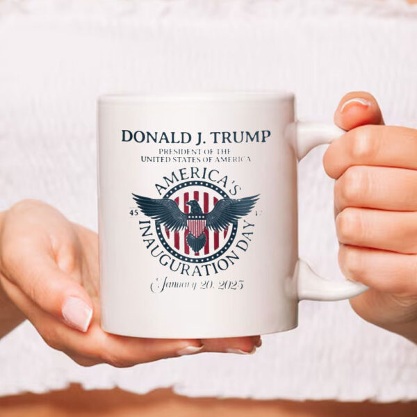 Trump Vance 2025 Inauguration Comfort Colors Mug, 47th US President Donald Trump Inauguration Day 2025 Mugs