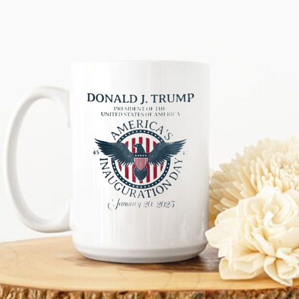 Trump Vance 2025 Inauguration Comfort Colors Mug, 47th US President Donald Trump Inauguration Day 2025 Mugs