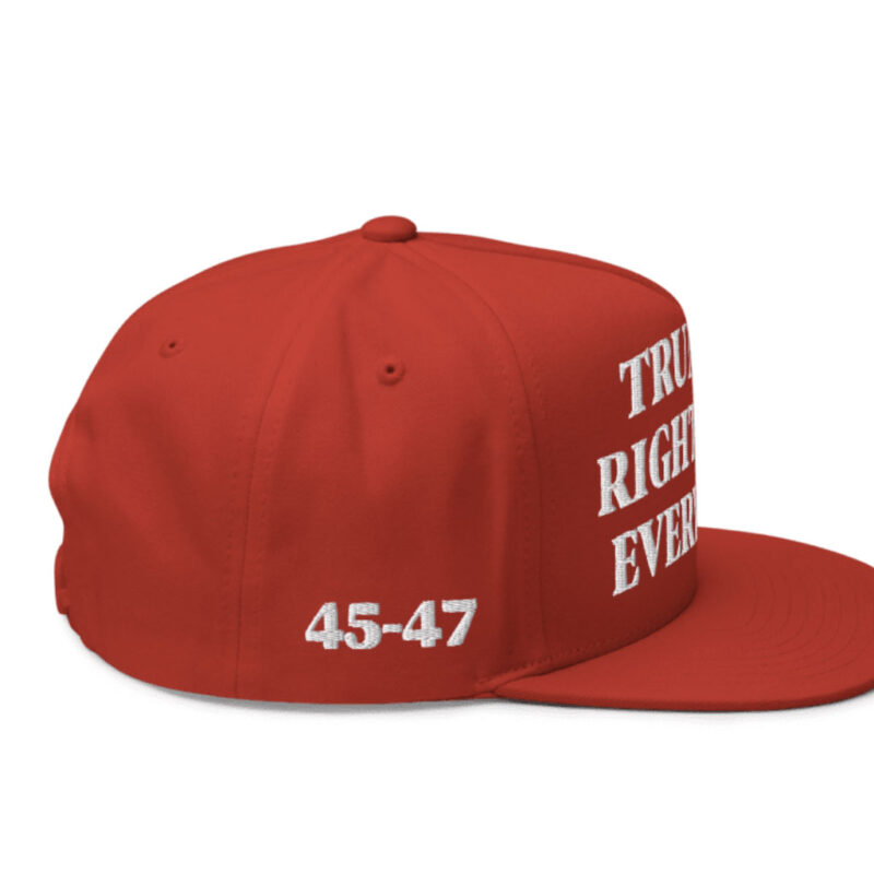 Trump Was Right About Everything Flat Bill Cap: Uncover the Truth 18 Trump Was Right About Everything Flat Bill Cap