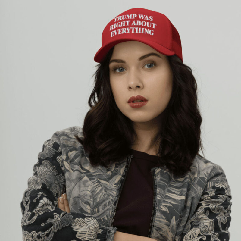 Trump Was Right About Everything: The Ultimate Retro Trucker Hat 10 Trump Was Right About Everything Retro Trucker Hat