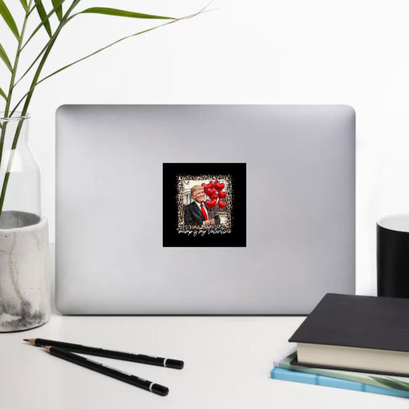 Trump is my Valentine: Heart Boutique Sticker 9 Trump-is-my-Valentine'-Heart-Boutique-Sticker1