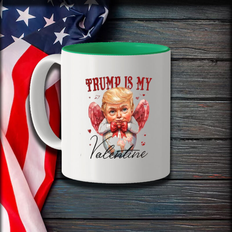 Trump is my Valentine 2025: Retro Valentine's Day Funny Trump Mug 9 Trump-is-my-valentine-2025,-Retro-Valentines,-Funny-Trump-Mug1
