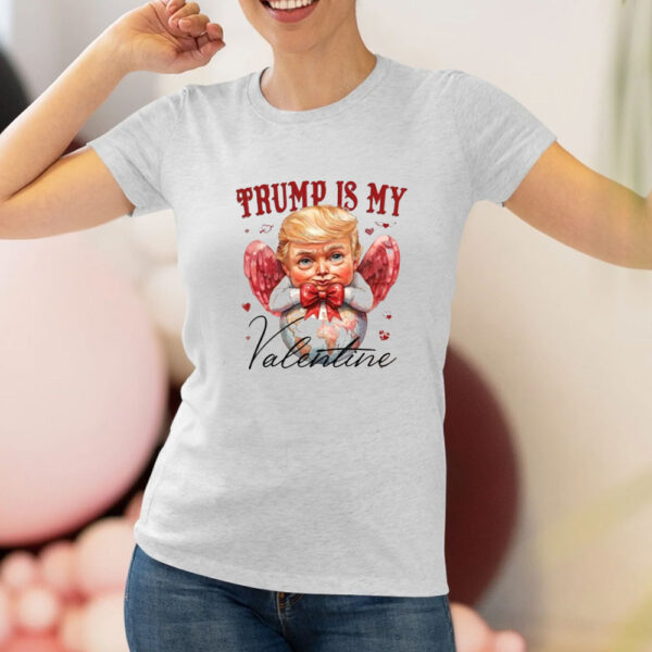 Trump-is-my-valentine-2025,-Retro-Valentines,-Funny-Trump-Shirt