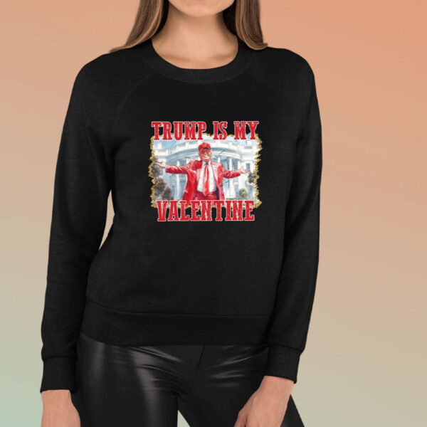 Trump-is-my-valentine-2025,-Retro-Valentines-Shirt
