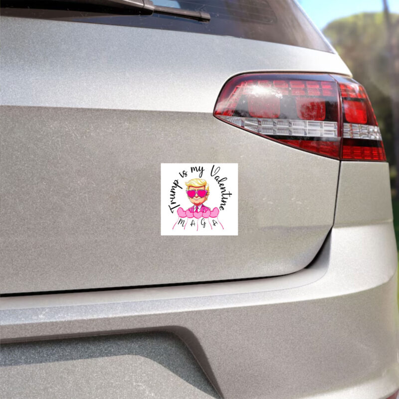 Trump is My Retro Valentine: Show Your Love with a Funny Sticker 8 Trump-is-my-valentine,-Retro-Valentine,-Funny-Valentine-Sticker