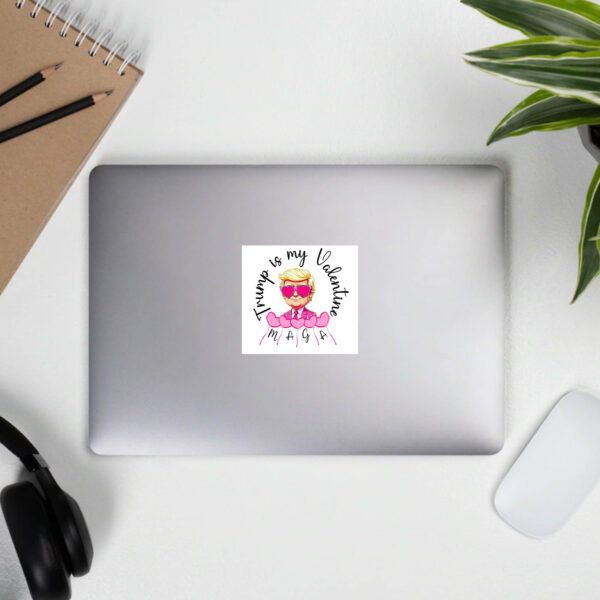 Trump-is-my-valentine,-Retro-Valentine,-Funny-Valentine-Sticker3