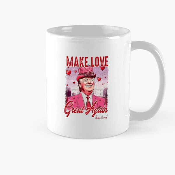 Trump-make-love-great-again-Valentine-pink-signature-Mug