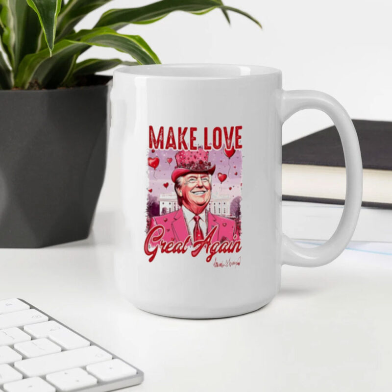 Trump Make Love Great Again: Valentine's Day Pink Signature Mug 10 Trump-make-love-great-again-Valentine-pink-signature-Mug2