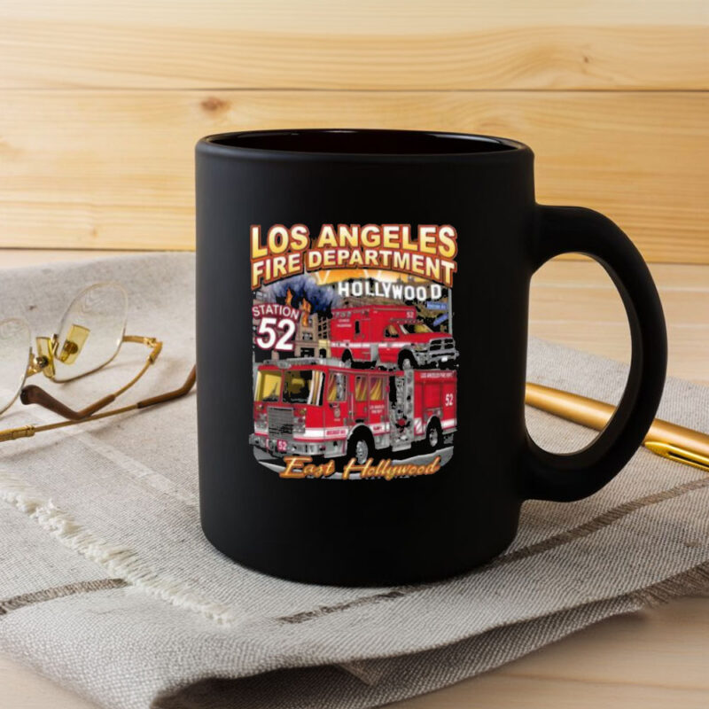 LAFD Station 52 East Hollywood California Fire Mug: A Tribute to the Brave 8 los-angeles-fire-department,-LAFD-Station-52-East-Hollywood-California-Fire-Mug
