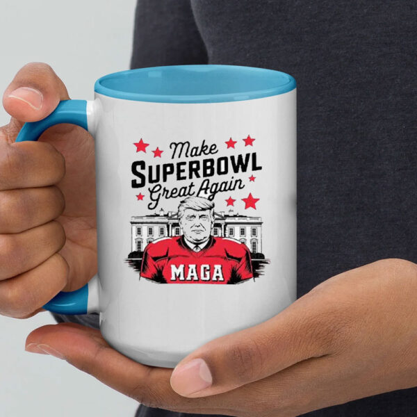 Funny Make Superbowl Great Again Trump 2025 Mug