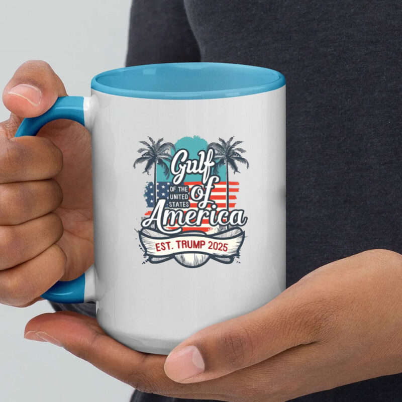 Gulf Coast of America Trump 2025 American Flag Mug 9 Gulf Coast of America Trump 2025 American Flag Mug
