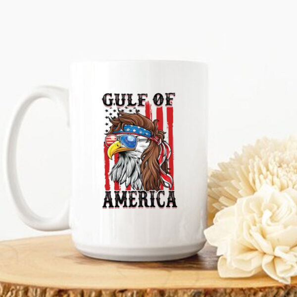 Gulf Of America Eagle Mug, Gulf of Mexico USA Mug, President Trump 2025 Mug