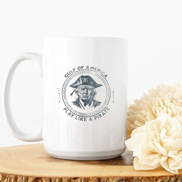 Gulf of America Mug, Funny Trump Pirate Gulf of America Meme Mug