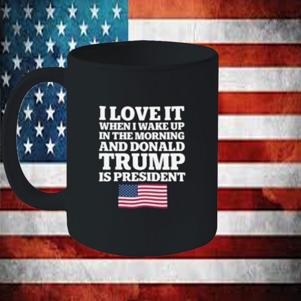 I Love It When I Wake Up in the Morning and Donald Trump is President Mug