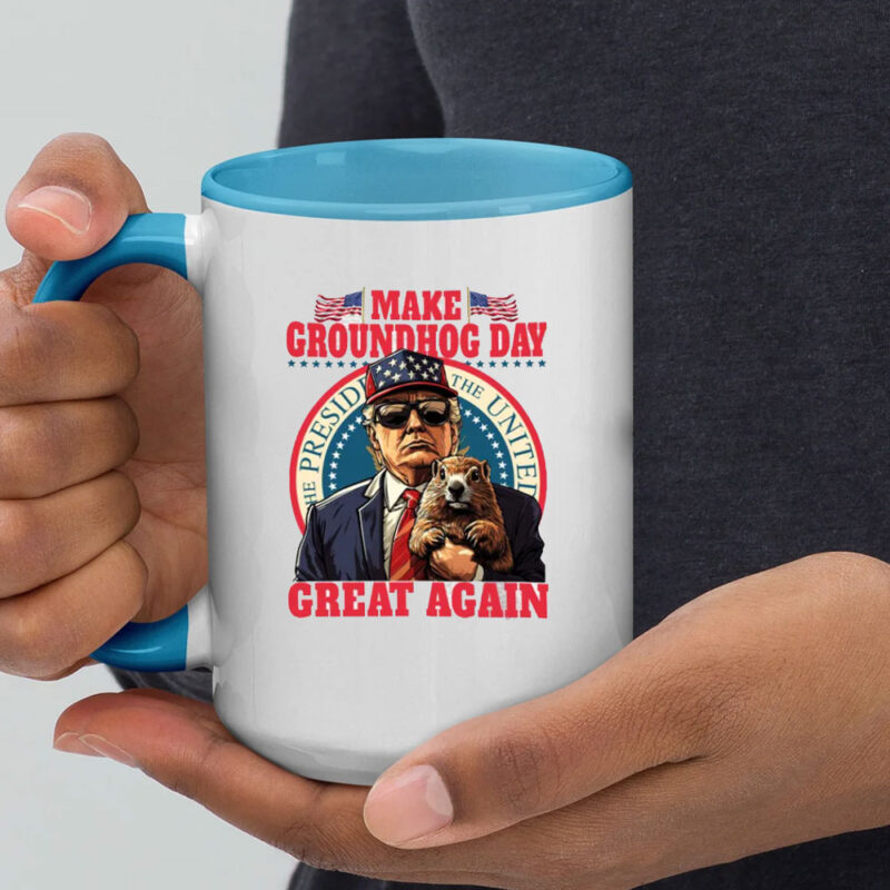 Make Groundhog Day Great Again, Cool Trump Groundhog day Mug 11 Make Groundhog Day Great Again, Cool Trump Groundhog day Mug