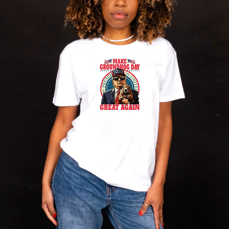 Make Groundhog Day Great Again, Cool Trump Groundhog day Shirt 8 Make Groundhog Day Great Again, Cool Trump Groundhog day Shirt