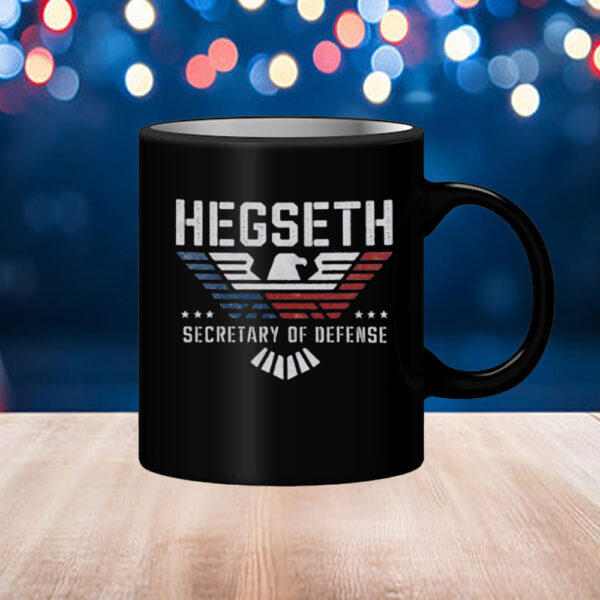 Official Pete Hegseth Secretary Defense Trump Maga Eagles Mug