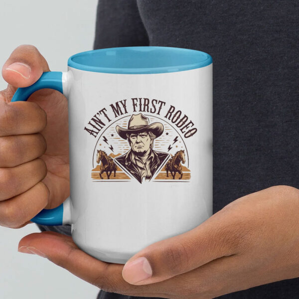 Retro Ain't My First Rodeo Trump Mug