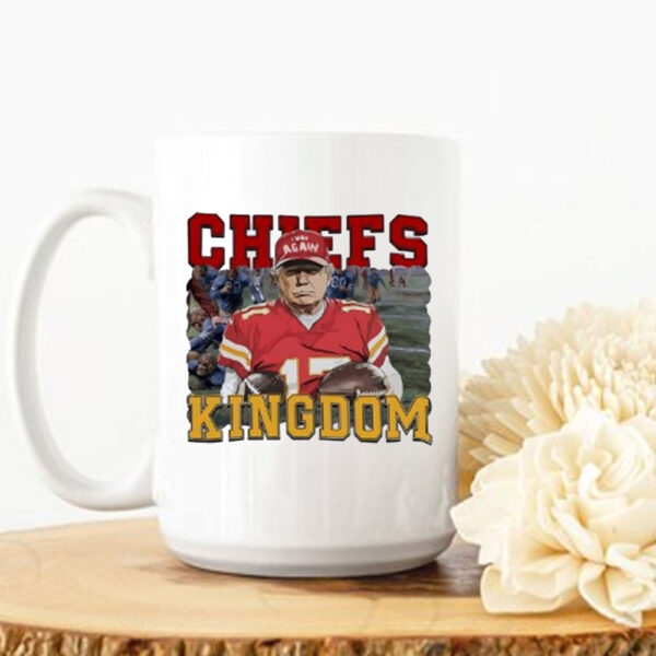 Trump Kansas City Chiefs kingdom Mugs